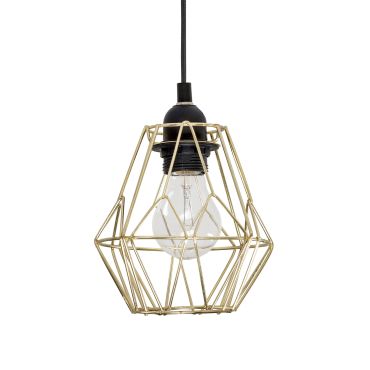 Nova Luce Isabella - hanglamp - Ø 15 x 140 cm - messing