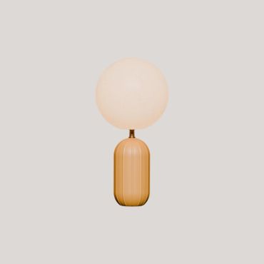 New Garden Monica 50 - oplaadbare tafellamp op batterijen met afstandsbediening - Ø 25 x 51,3 cm - 7W LED incl. - IP54 - mosterdgeel