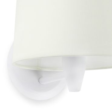 Faro Conga - wandverlichting - 21,5 x 19 x 17,3 cm - mat wit