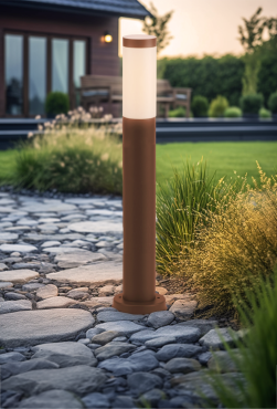 Century Italia Bamboo - tuinpaal - Ø7,6 x 80 cm - IP54 - bruin