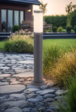 Century Italia Bamboo - tuinpaal - Ø7,6 x 80 cm - IP54 - antraciet