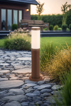 Century Italia Bamboo - tuinpaal - Ø7,6 x 45 cm - IP54 - bruin
