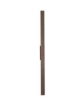 Nova Luce Doul - buiten wandverlichting - 5,3 x 121 x 6 cm - 20W LED incl. - IP65 - corten
