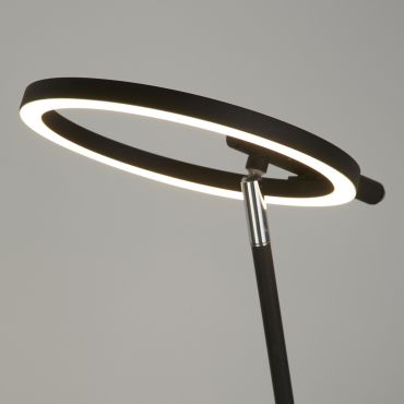Searchlight Space - tafellamp - Ø 20 x 49 cm - 10W LED incl. - zwart