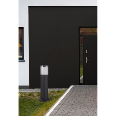 Nova Luce Noten - tuinpaal - Ø 9 x 40 cm - 10W LED incl. - IP65 - zandzwart