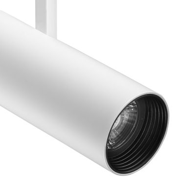 Nova Luce Track - 3-fase railsysteem - Ø 6,1 x 21 cm - 12W LED incl. - wit - witte lichtkleur