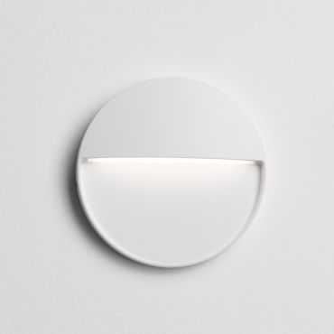 Nova Luce Toby - buiten wandverlichting - Ø 11 x 2,2 cm - 3W LED incl. - IP54 - zandwit