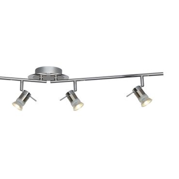 Searchlight Aries – plafondverlichting - 90 x 12 x 16 cm - IP44 - chroom