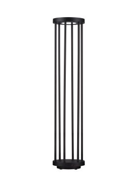 Nova Luce Nereus - tuinpaal - Ø 16 x 75 cm - 8W LED incl. - IP65 - donker antraciet