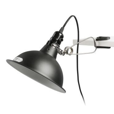 Faro Pepper - klemlamp - 22 x 37 x 20 cm - mat zwart