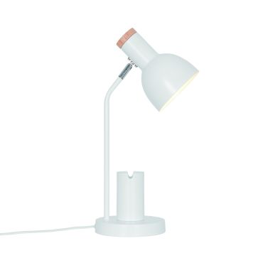 Nordlux Devone - bureaulamp - Ø 12 x 43,5 x 15 cm - wit