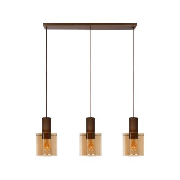 Lucide Toledo - hanglamp - 100 x 20 x 165 cm - amber