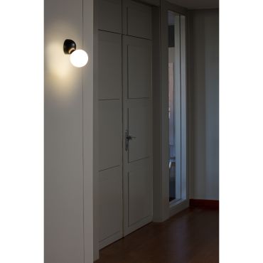 Faro Joy - wandverlichting - 10 x 13,2 x 15,6 cm - 3W LED incl. - mat zwart