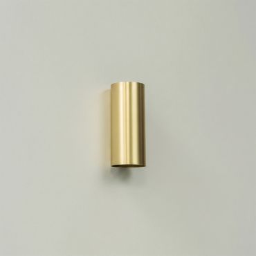 Artdelight Roulo2 - wandverlichting -  Ø 6,5 x 15,4 cm - mat goud