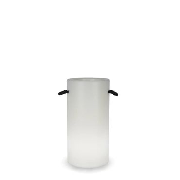 New Garden Palma - flessenhouder met licht op zonne-energie - inclusief afstandsbediening - Ø 35 x 70 cm - RGB + wit 5W dimbare LED incl. - IP65 - wit
