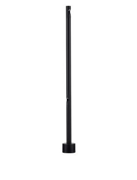 Nova Luce Luxor - tuinpaal - Ø 8 x 90 cm - 8W LED incl. - IP65 - zandzwart