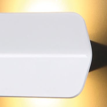 Maxlight Tigra - wandverlichting - 20 x 7 x 12 cm - 2 x 3W LED incl. - wit