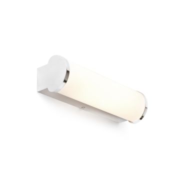 Faro Danubio - wandverlichting - 28,5 x 8 x 9 cm - 9W LED incl. - IP44 - glanzend chroom