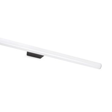 Faro Volga - wandverlichting - 90 x 8 x 4 cm - 18W LED incl. - IP44 - mat zwart