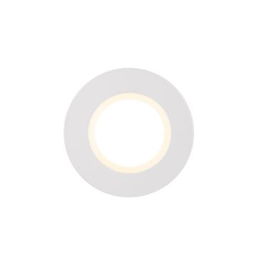 Nordlux Siege - inbouwspot - Ø 85 mm, Ø 72 mm inbouwmaat - 4,7W LED incl. - IP65 - wit
