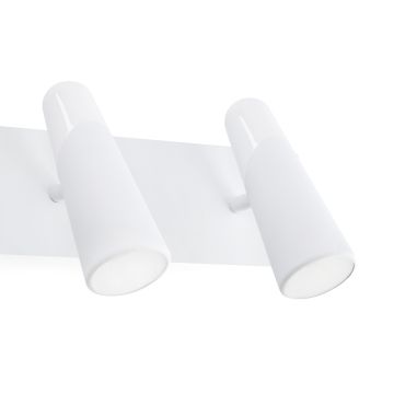Faro Lao - opbouwspot 2L - 25 x 12 x 14 cm - 2 x 4,5W LED incl. - mat wit