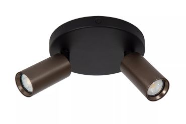 Lucide Ritmo - opbouwspot 2L - Ø 15 x 11,1 cm - koffie