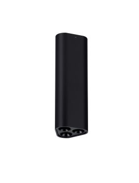 Nova Luce Etho - plafondlamp - 5 x 15 x 5 cm - 6W LED incl. - zandzwart