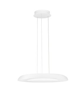 Nova Luce Epos - hanglamp - Ø 60 x 145 cm - 38W dimbare LED incl. - zandwit
