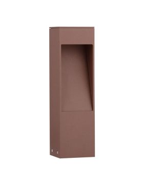 Nova Luce Maddi - tuinpaal - 8,5 x 30 x 7,5 cm - 7W LED incl. - IP65 - zandcorten