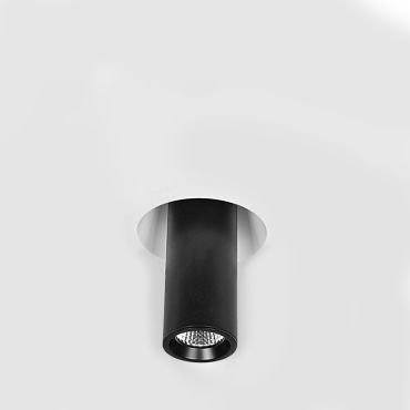 Nova Luce Giacomo - inbouwspot - 155 x 155 mm, 158 x 158 mm inbouwmaat - zwart