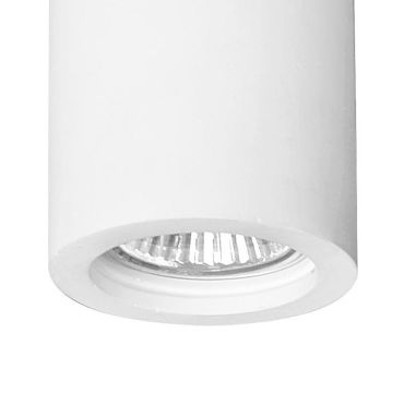 Nova Luce Orazio - plafondspot - 17 cm - wit gips