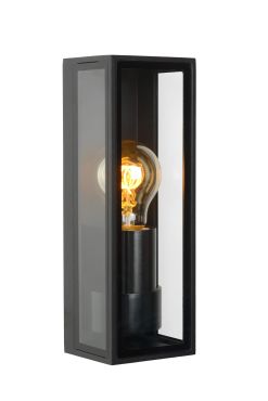 Lucide Dukan - buiten wandverlichting - 8,6 x 9 x 25,8 cm - IP65 - zwart