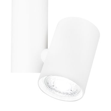 Nova Luce Bernardo - opbouwspot - Ø 6 x 29 cm - wit