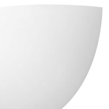 Nova Luce Sandro - wandverlichting - 28 x 14 cm - wit gips