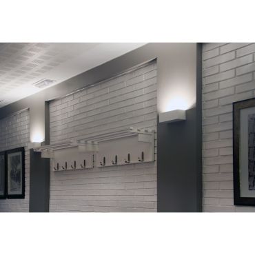 Faro Eaco - wandverlichting - 21,8 x 7,5 x 7,5 cm - mat wit