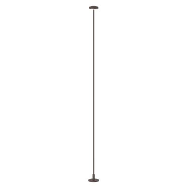 VK Lighting Jade - tuinpaal incl. voet en grondpiek - Ø 7 x 113,4 cm - 1W LED incl. - IP65 - roestbruin