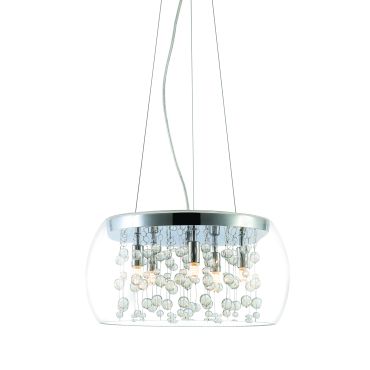 ONE Light Classic - hanglamp - Ø 40 x 120 cm - chroom