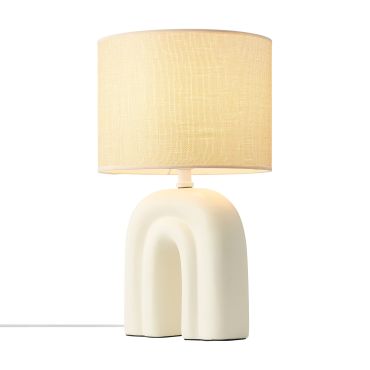Nordlux Haze - tafellamp - Ø 24 x 42 cm - beige