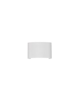 Nova Luce Duomo - buiten wandverlichting - 12 x 8 x 3,7 cm -  5W LED incl. - IP54 - zandwit