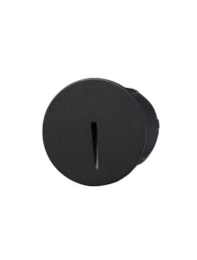 Nova Luce Aizen - inbouw wandverlichting - Ø 7 x 6,5 cm - 3W LED incl. - IP54 - donker antraciet