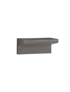 Nova Luce Lita - buiten wandverlichting - 20 x 9 x 12 cm - 6W LED incl. - IP65 - cement