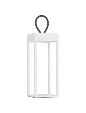 Nova Luce Lucia - oplaadbare tafellamp - 12 x 30 x 12 cm - 4W LED incl. -  IP54 - zandwit