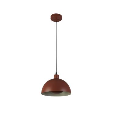 Searchlight Mars - hanglamp - Ø 25 x 150 cm - gebrand oranje en crème