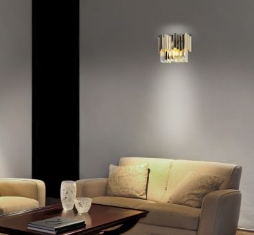 Maxlight Trend - wandverlichting - 26 x 16 x 20 cm - goud