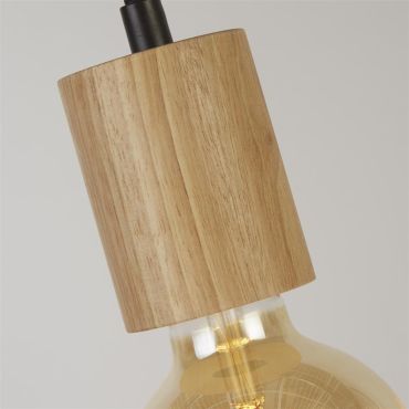 Searchlight Spinny - hanglamp - Ø 12 x 207 cm - mat zwart