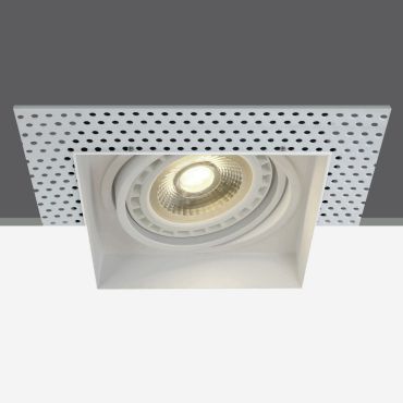 ONE Light R111 Trimless Shop - inbouwspot - 210 x 210 mm, 170 x 170 mm inbouwmaat - wit