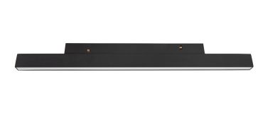 Nova Luce Ultra Slim - rail armatuur - 30 x 3,4 cm - 15W LED incl. - witte lichtkleur - zwart
