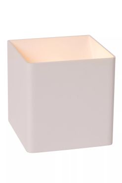 Lucide Vertigo - oplaadbare wandlamp met sensor - 10 x 10 x 10 cm - 6W dimbare LED incl. - IP54 - wit
