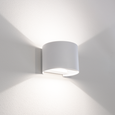 Century Italia Up &amp; Down - wandlamp - 13,5 x 12 x 10 cm - 10W LED incl. - instelbare lichtkleur - IP65 - wit