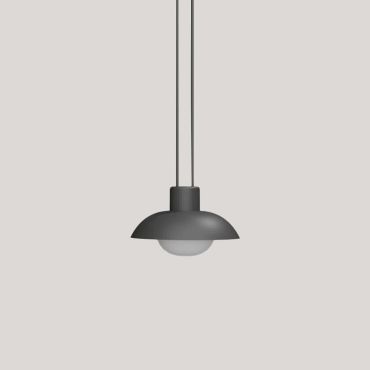 New Garden Syros - oplaadbare hanglamp op batterij met afstandsbediening - Ø 20 x 9,5 cm - 9W dimbare LED incl. - IP54 - antraciet